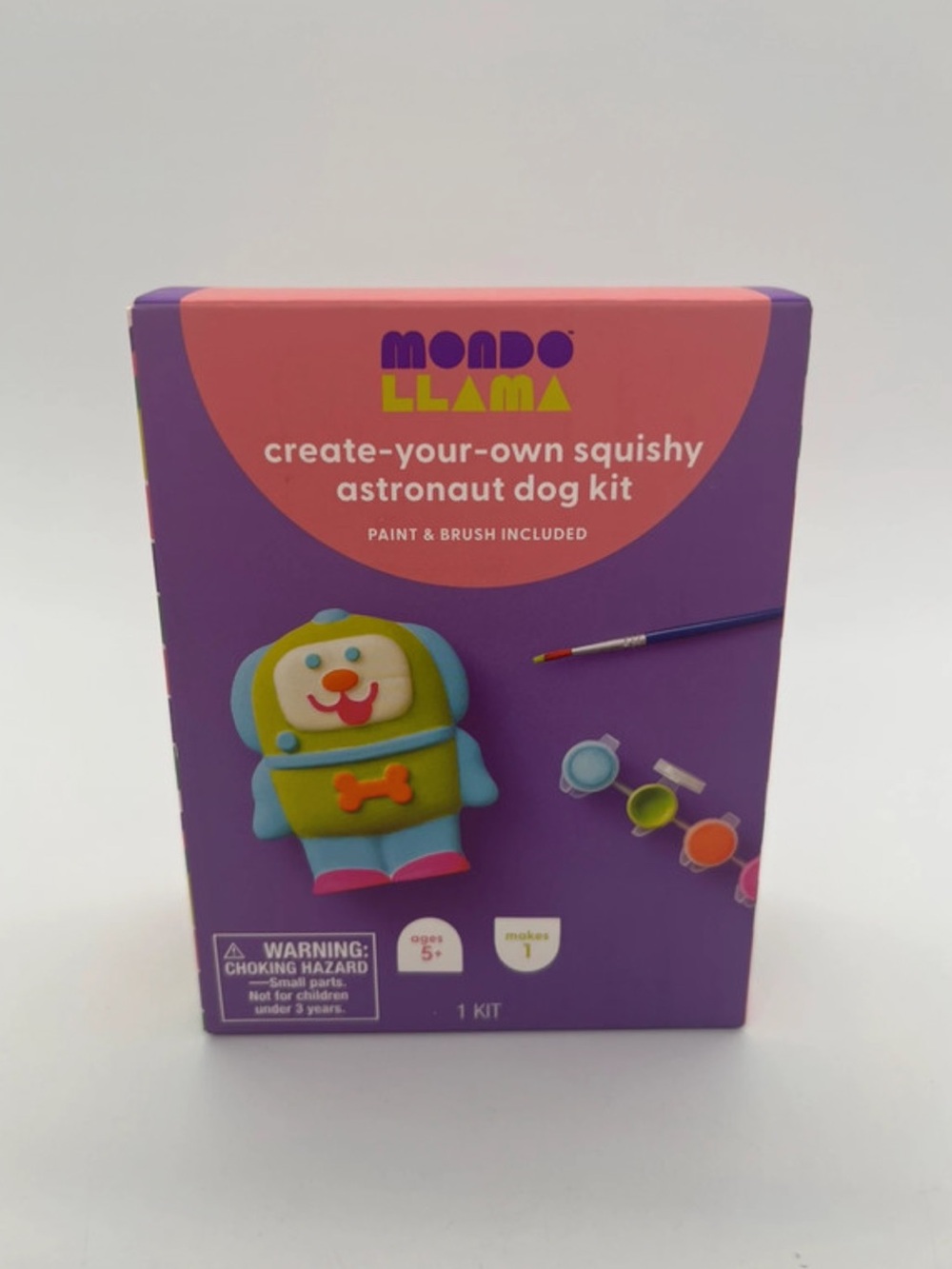 Create-Your-Own Squishy Astronaut Dog Kit - Purple